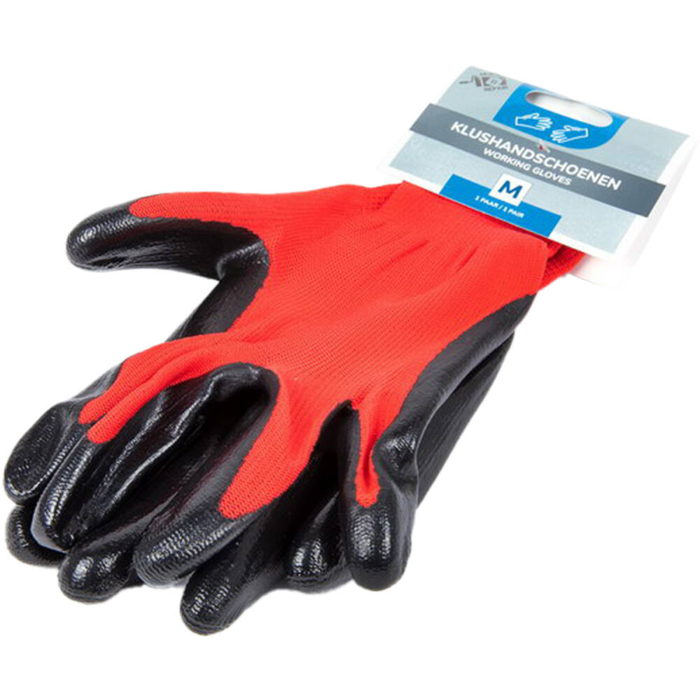 Werkhandschoenen Rood Maat M/Size 8