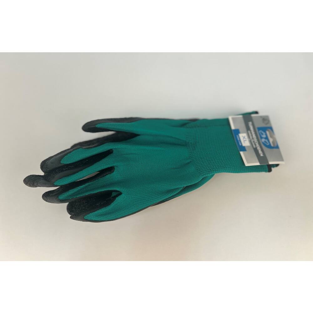 Tuinhandschoen groen/zwart mt XL