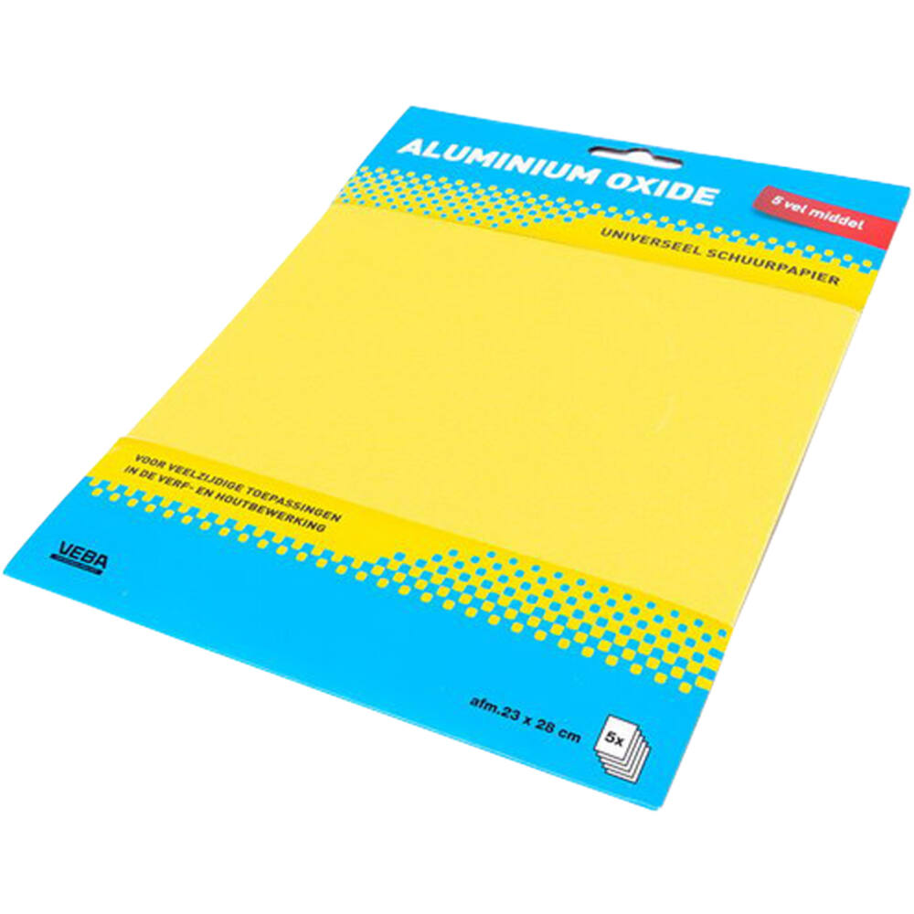 VEBA Schuurpapier Vellen 23 x 28cm Aluminium Oxide 5 st Middel P150