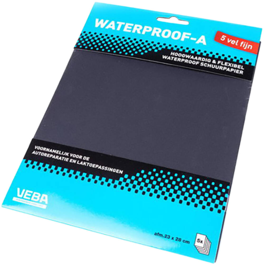 VEBA Schuurpapier Vellen 23 x 28cm Waterproof 5 st Fijn P400