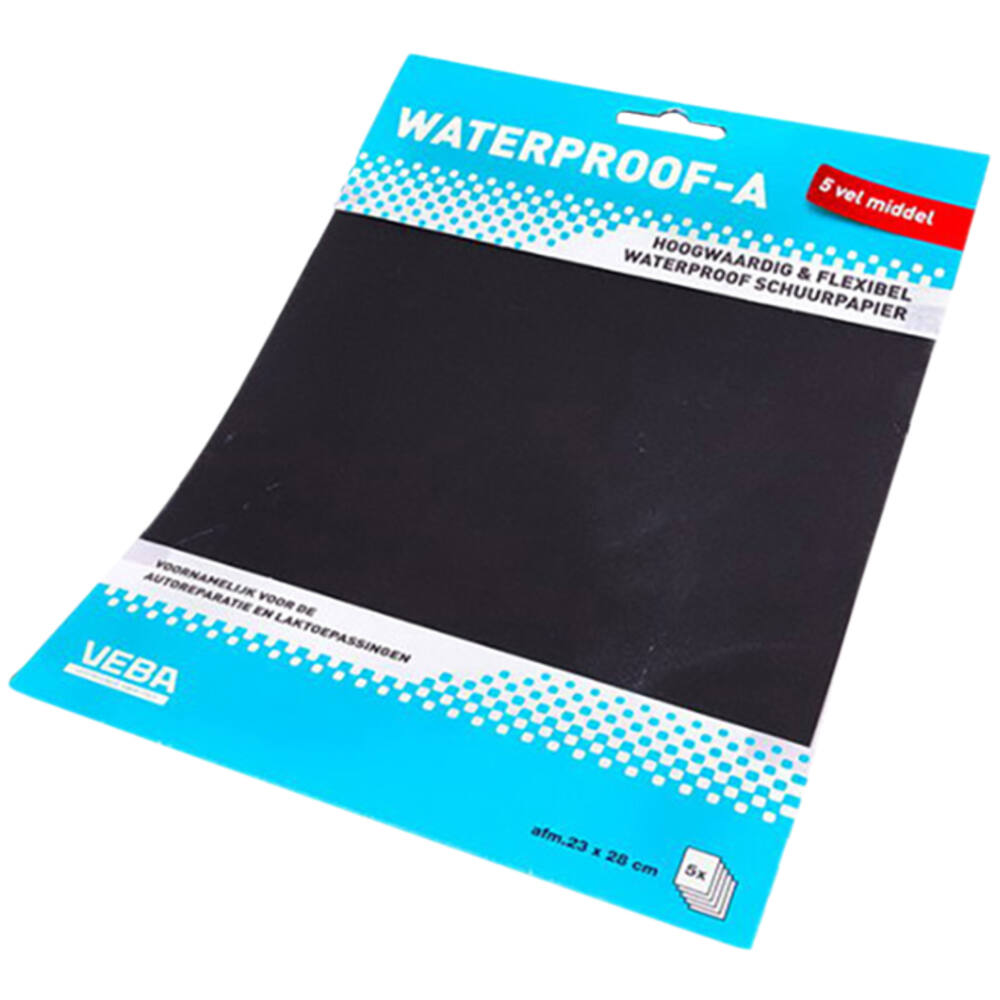 VEBA Schuurpapier Vellen 23 x 28cm Waterproof 5 st Middel P240