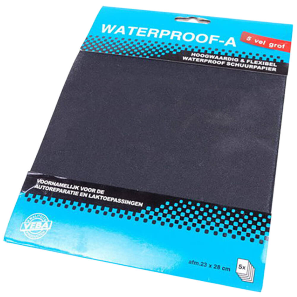 VEBA Schuurpapier Vellen 23 x 28cm Waterproof 5 st Grof P