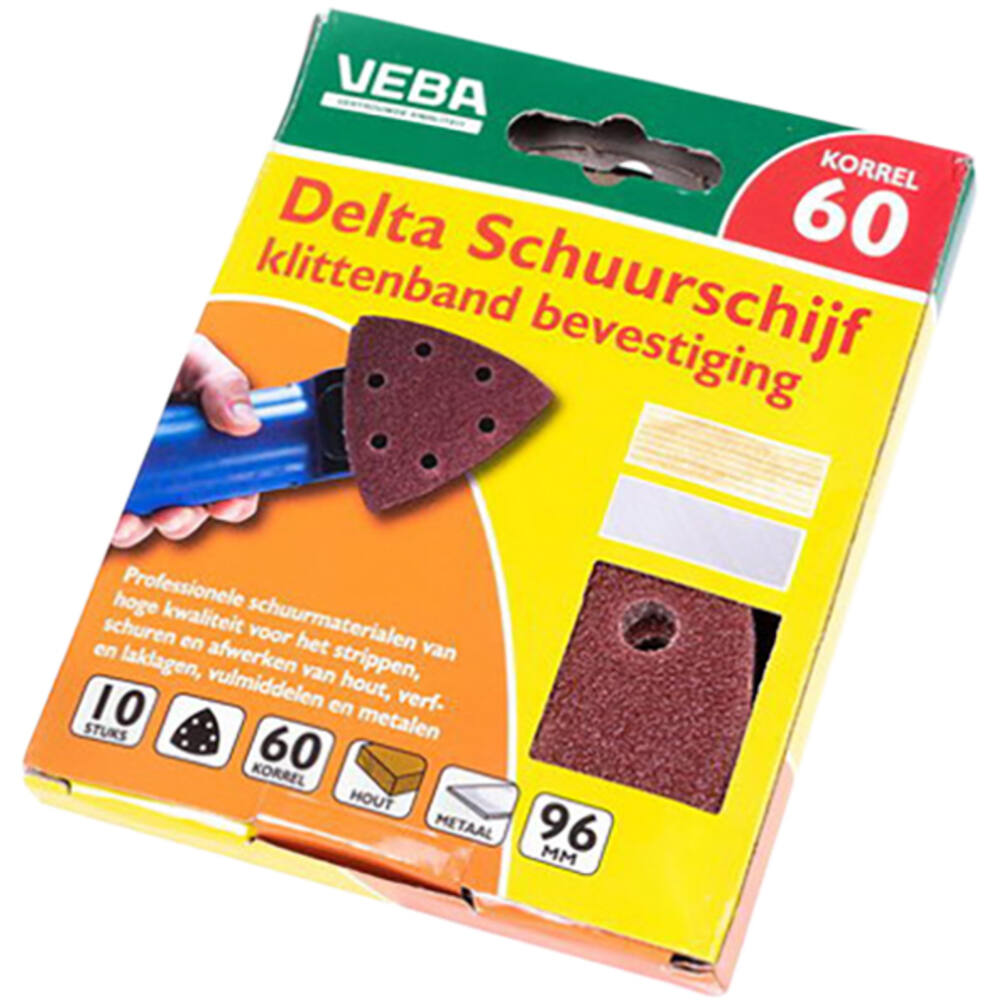 VEBA Klittenband Schuurpapier Delta 96 mm 10 st P60