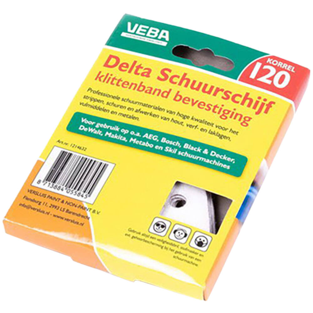 VEBA Klittenband Schuurpapier Delta 96 mm 10 st P120