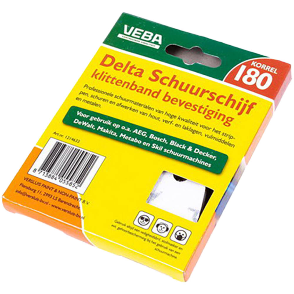 VEBA Klittenband Schuurpapier Delta 96 mm 10 st P180