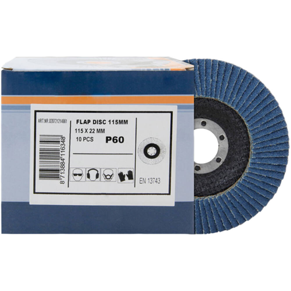 VEBA Lamellenschijf 115 mm 10 st P60