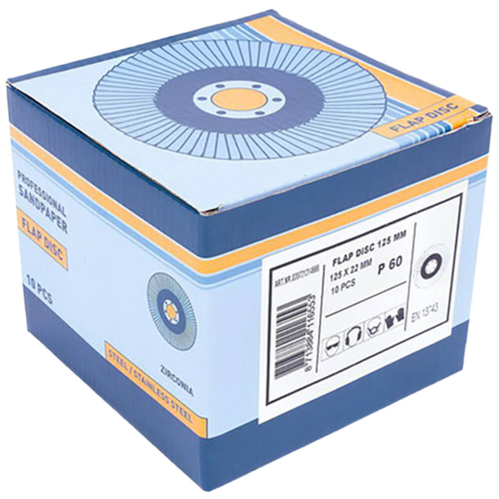 VEBA Lamellenschijf 125 mm 10 st P60