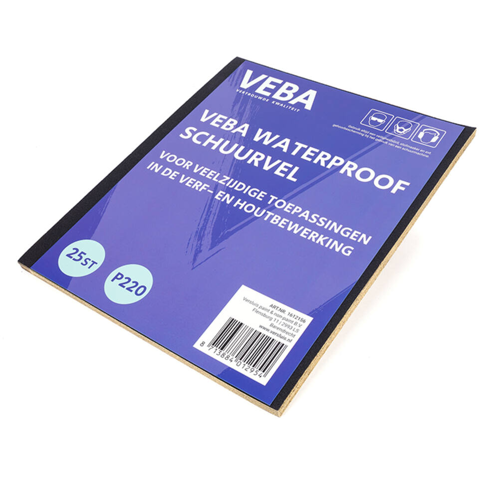 VEBA Schuurpapier Vellen 23 x 28cm Waterproof 25 st P220
