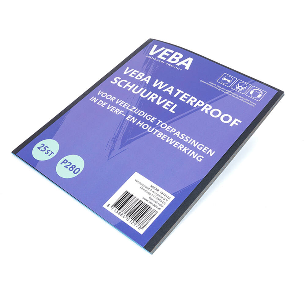 VEBA Schuurpapier Vellen 23 x 28cm Waterproof 25 st P280