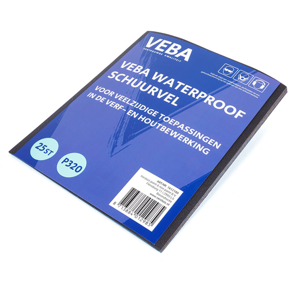 VEBA Schuurpapier Vellen 23 x 28cm Waterproof 25 st P320