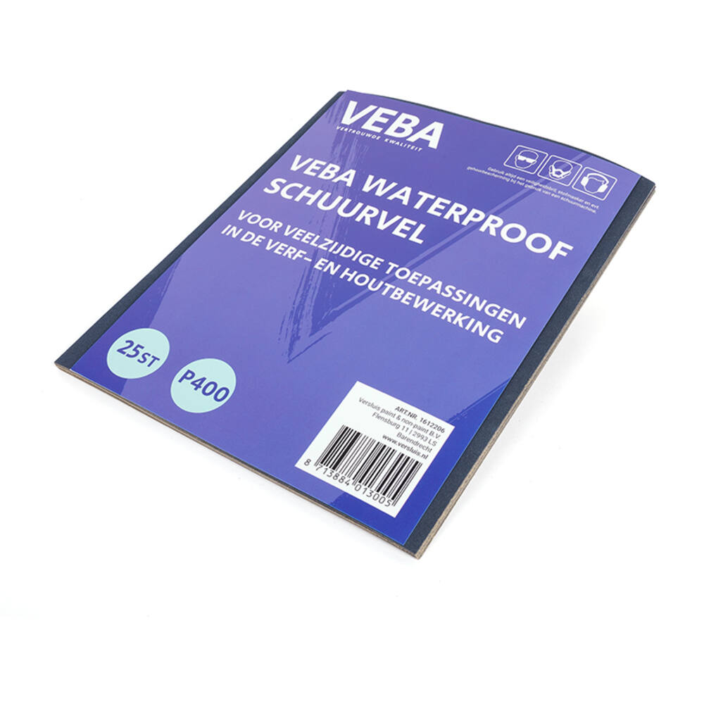 VEBA Schuurpapier Vellen 23 x 28cm Waterproof 25 st P400