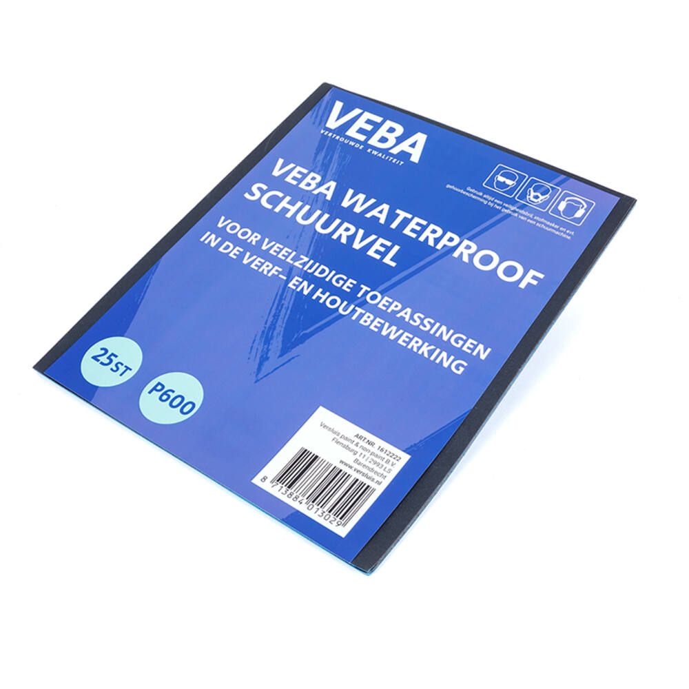 VEBA Schuurpapier Vellen 23 x 28cm Waterproof 25 st P600