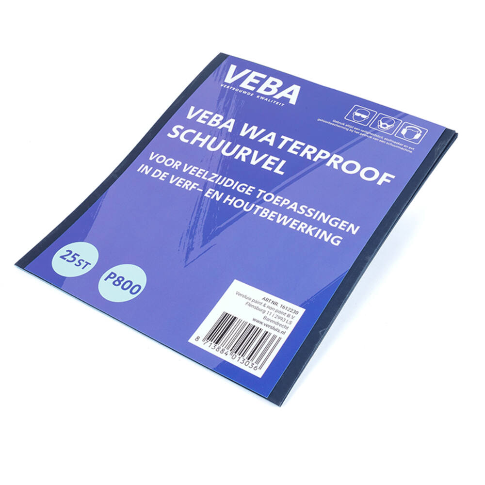 VEBA Schuurpapier Vellen 23 x 28cm Waterproof 25 st P800