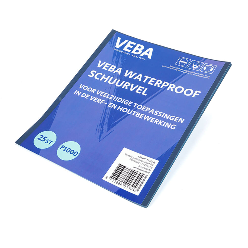 VEBA Schuurpapier Vellen 23 x 28cm Waterproof 25 st P1000