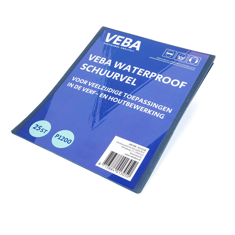 VEBA Schuurpapier Vellen 23 x 28cm Waterproof 25 st P1200