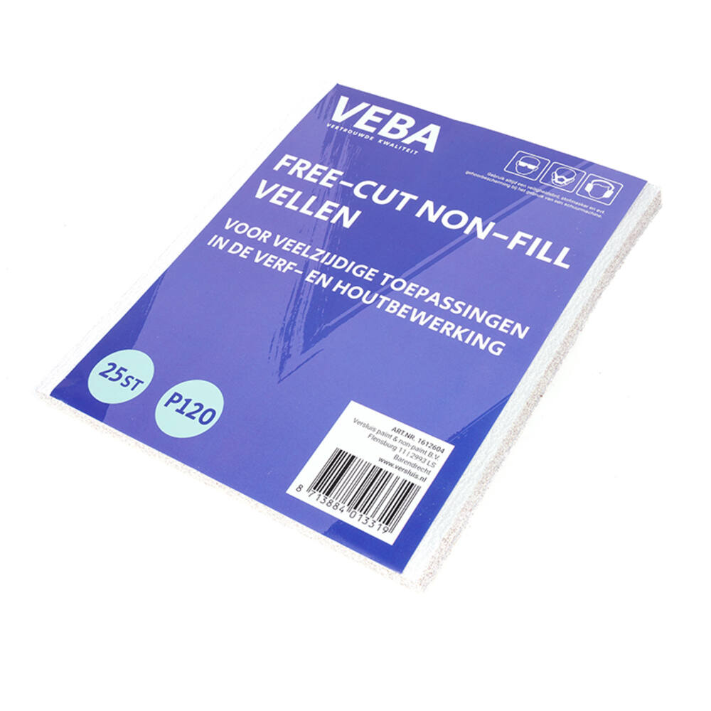 VEBA Schuurpapier Vellen 23 x 28cm Free-cut Non-fill 25 st P120