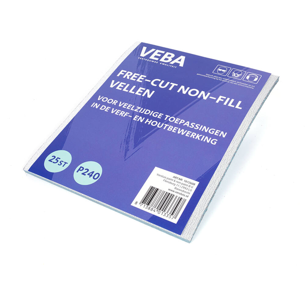 VEBA Schuurpapier Vellen 23 x 28cm Free-cut Non-fill 25 st P240