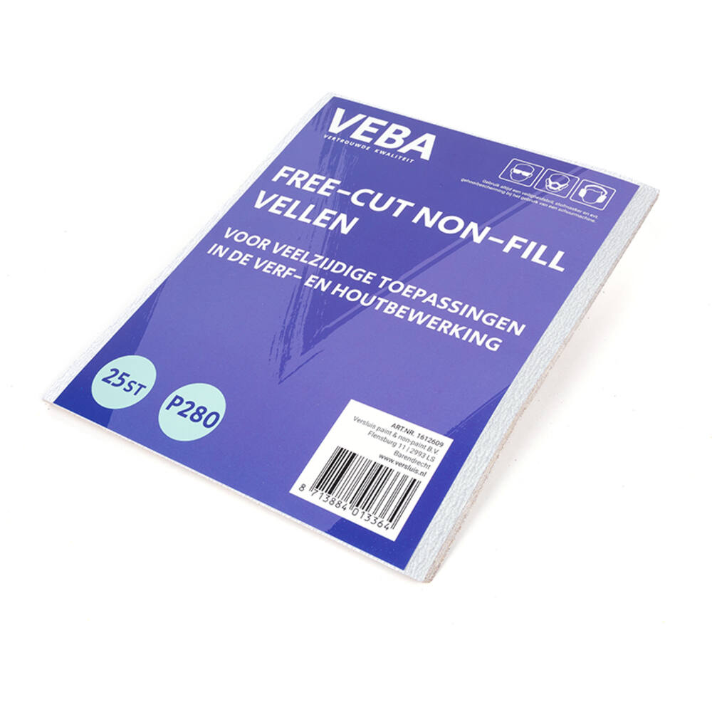 VEBA Schuurpapier Vellen 23 x 28cm Free-cut Non-fill 25st P280