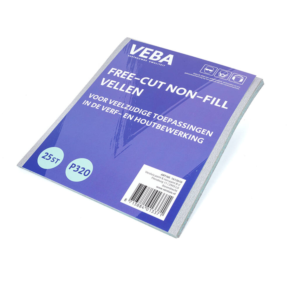 VEBA Schuurpapier Vellen 23 x 28cm Free-cut Non-fill 25 st P320