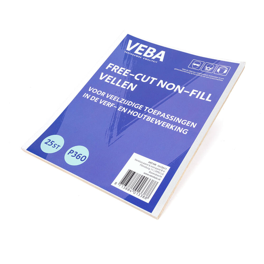VEBA Schuurpapier Vellen 23 x 28cm Free-cut Non-fill 25 st P360