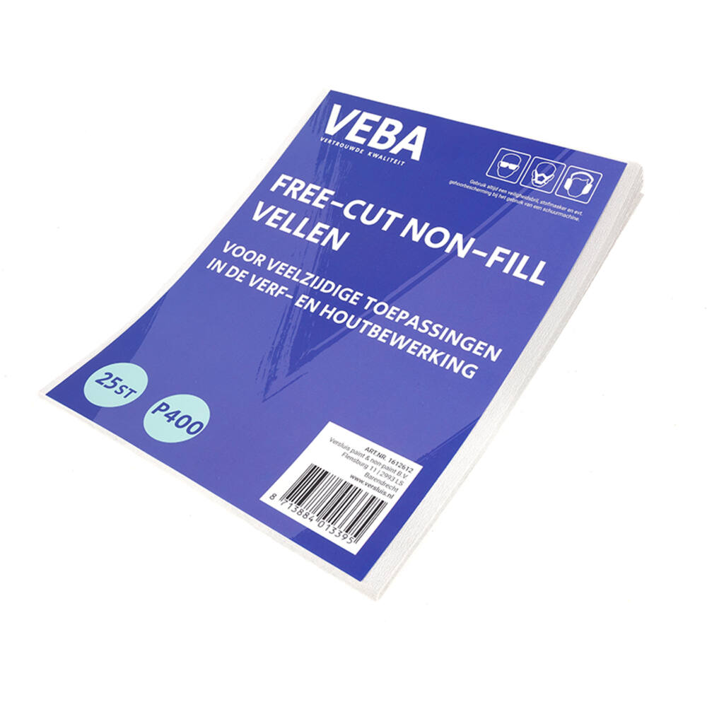 VEBA Schuurpapier Vellen 23 x 28cm Free-cut Non-fill 25 st P400