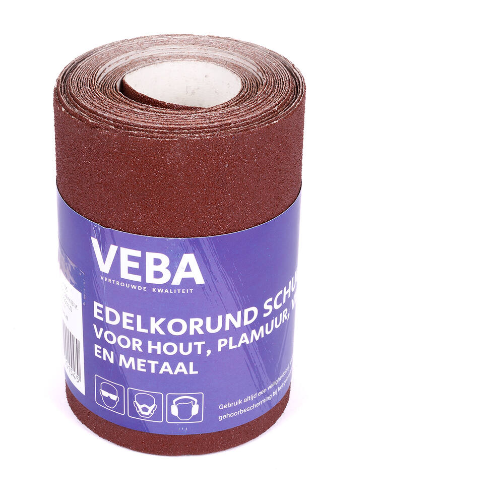 VEBA Schuurpapier Rol 110 mmx4,5 m Edelkorund P80