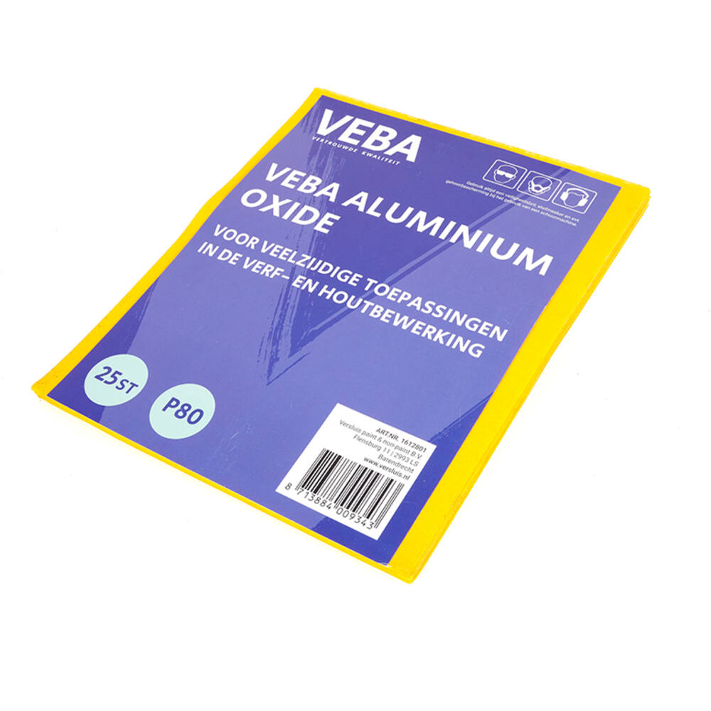VEBA Schuurvellen 23x28cm Aluminium Oxide 25 st P80