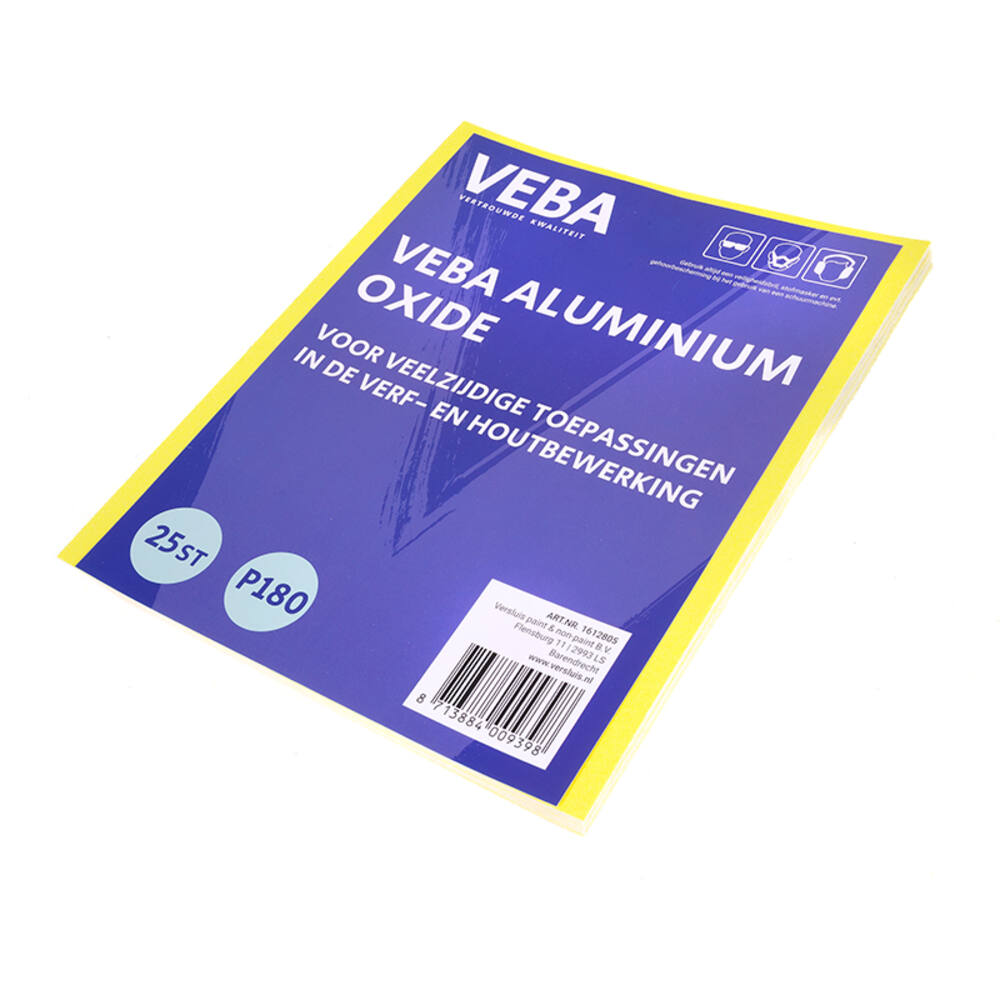 VEBA Schuurvellen 23x28cm Aluminium Oxide 25 st P180
