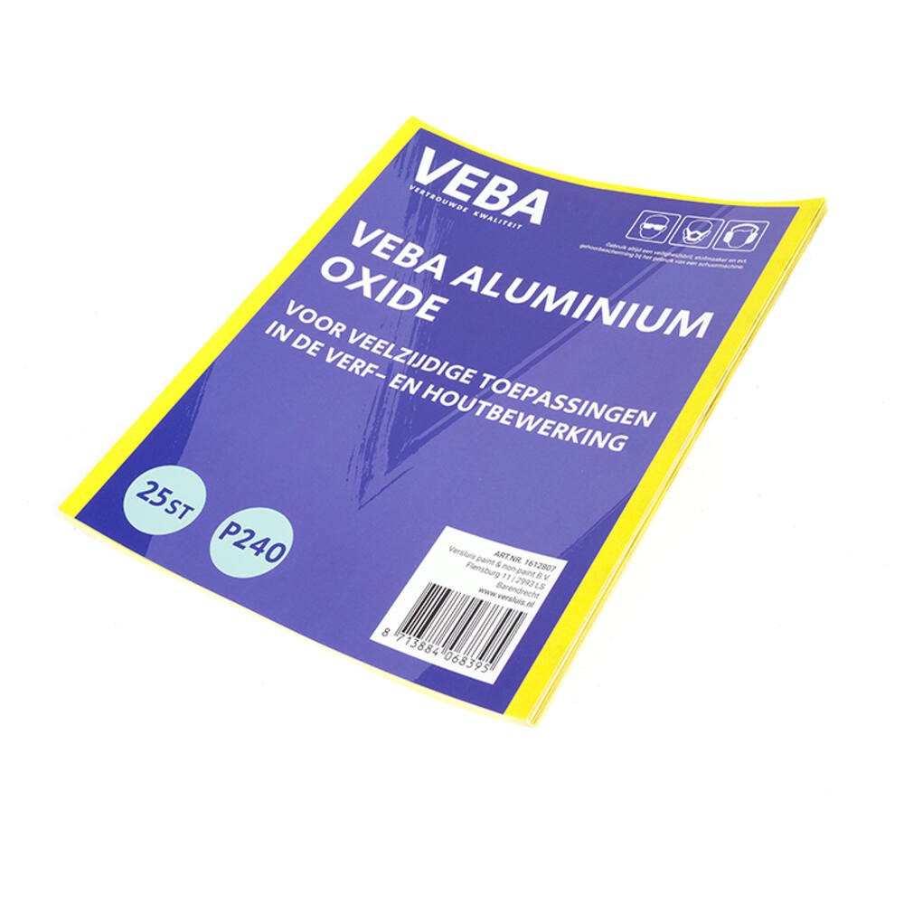 VEBA Schuurvellen 23x28cm Aluminium Oxide 25 st P240