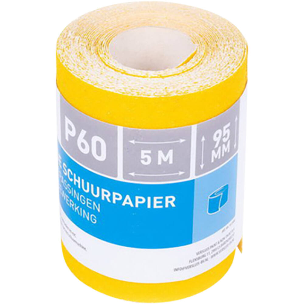 VEBA Schuurpapier Rol 95 mmx5 m Aluminium Oxide P60