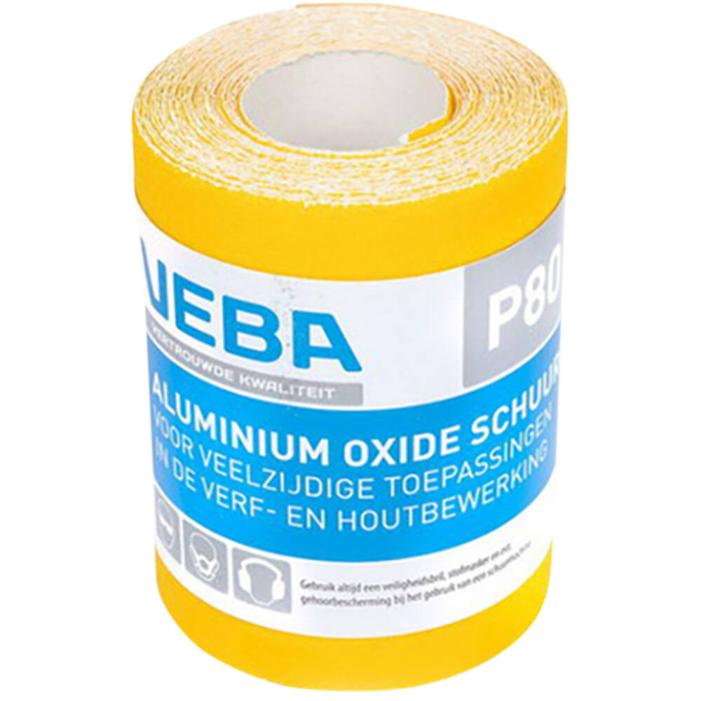 VEBA Schuurpapier Rol 95 mmx5 m Aluminium Oxide P80
