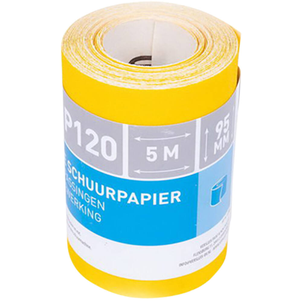 VEBA Schuurpapier Rol 95 mmx5 m Aluminium Oxide P120