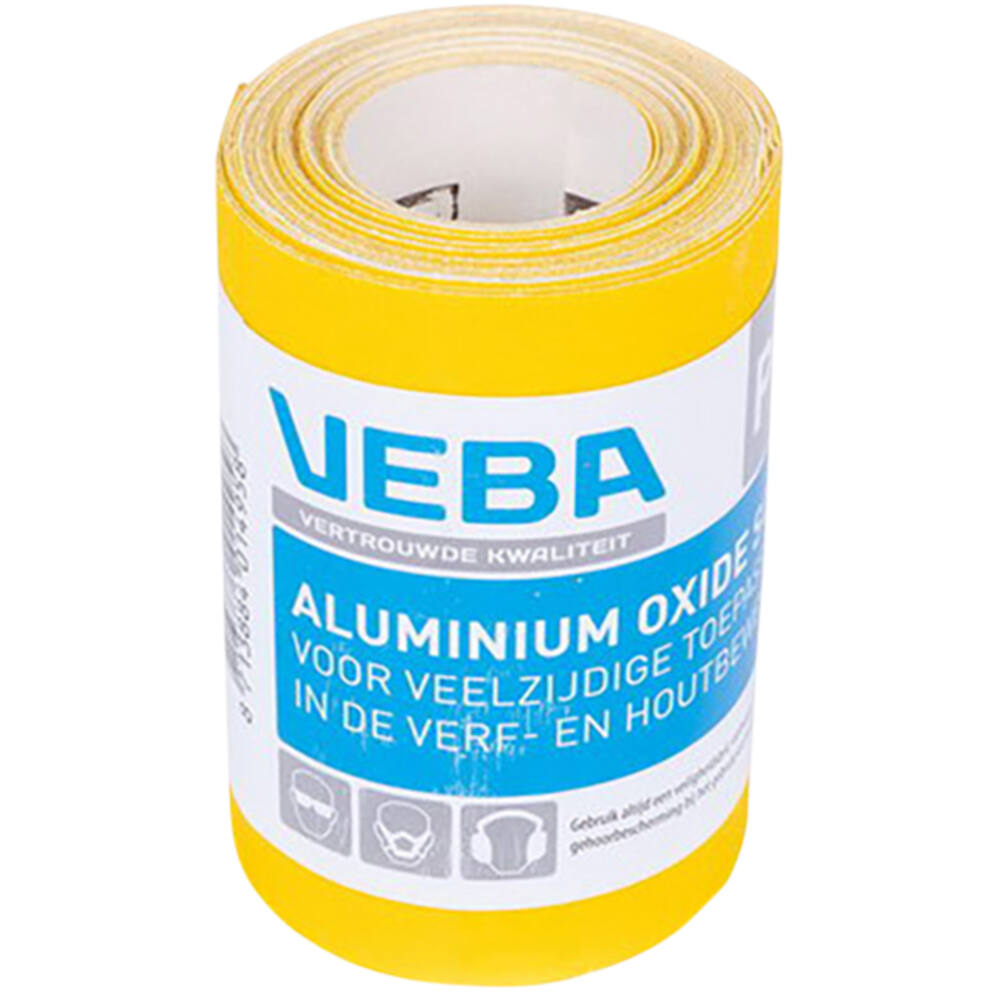 VEBA Schuurpapier Rol 95 mmx5 m Aluminium Oxide P150