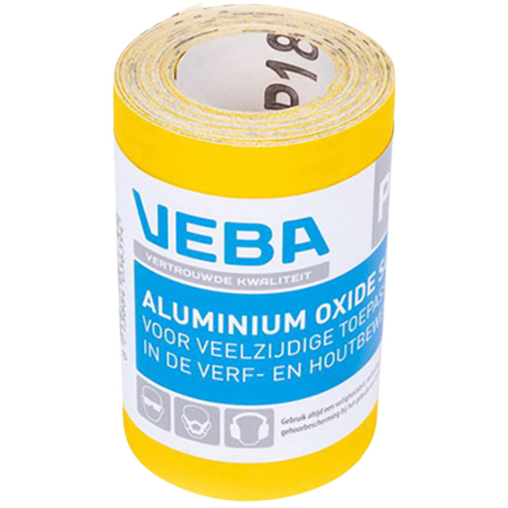 VEBA Schuurpapier Rol 95 mmx5 m Aluminium Oxide P180