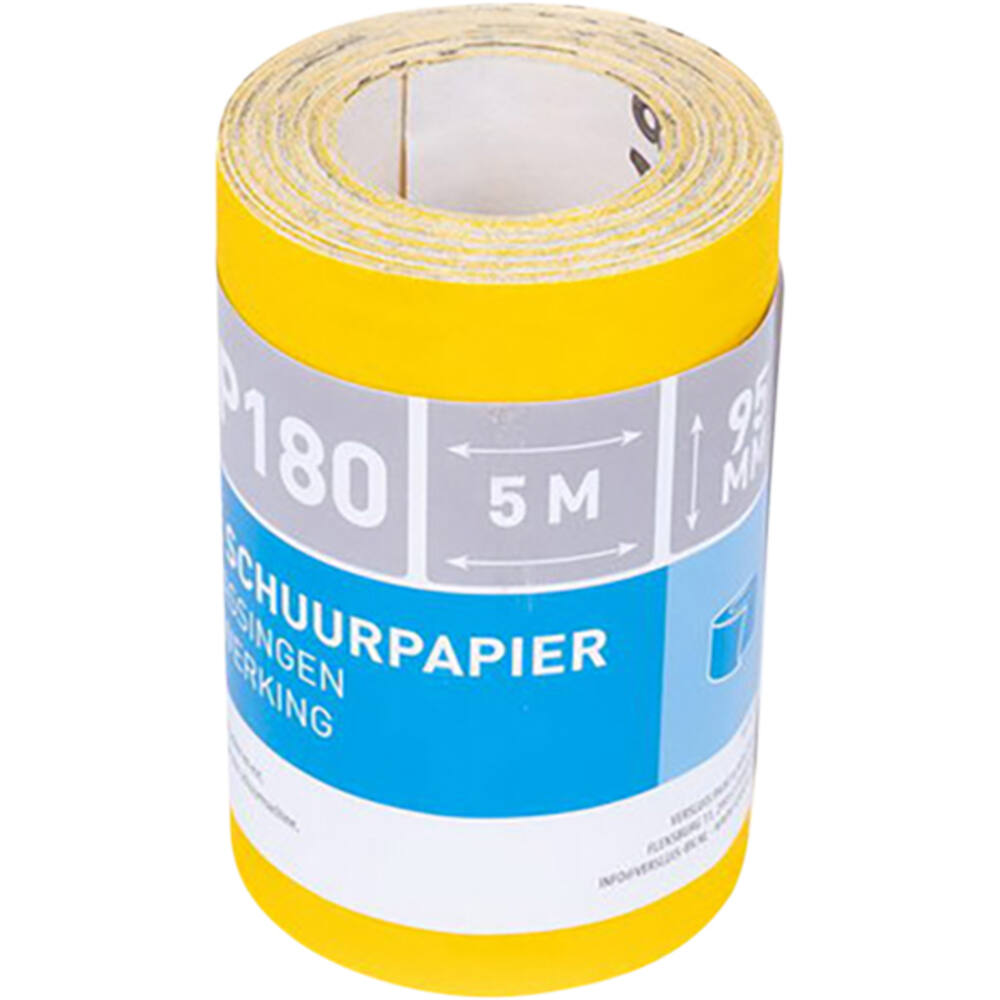 VEBA Schuurpapier Rol 95 mmx5 m Aluminium Oxide P180