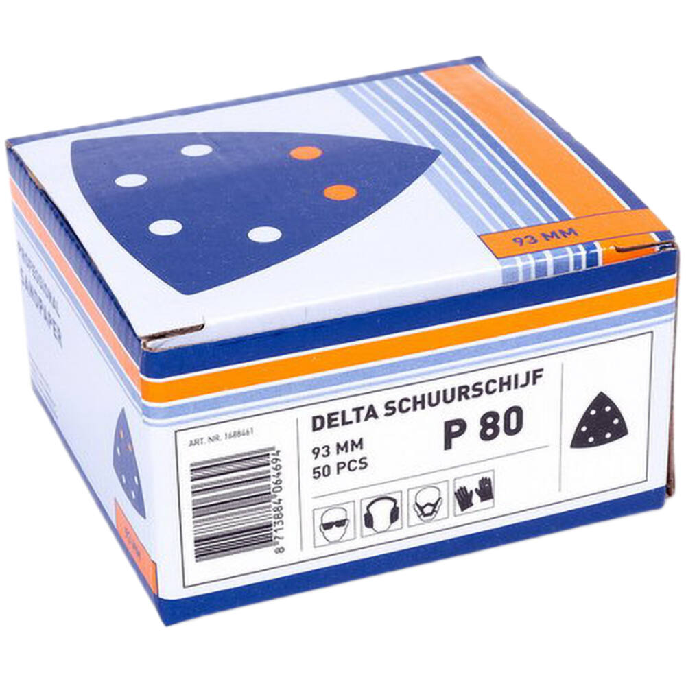 VEBA Klittenband Schuurpapier Delta 93 mm 50 st P80
