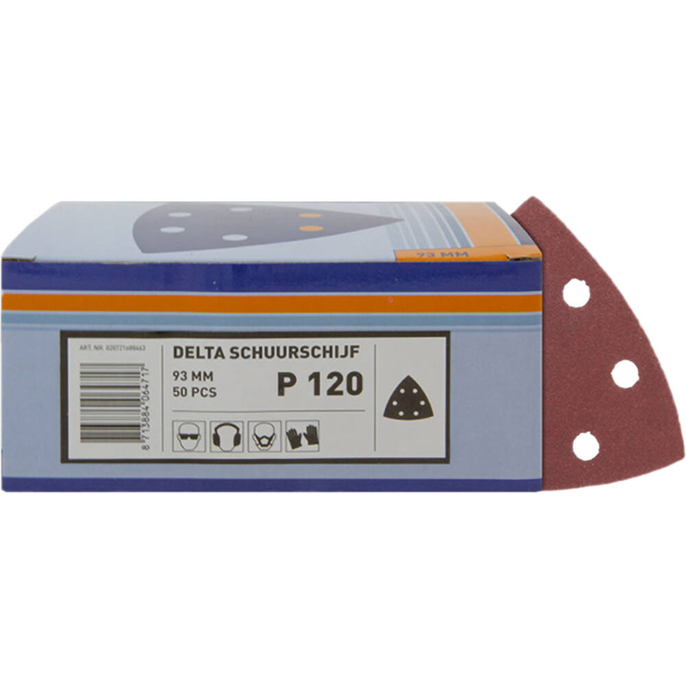 VEBA Klittenband Schuurpapier Delta 93 mm 50 st P120