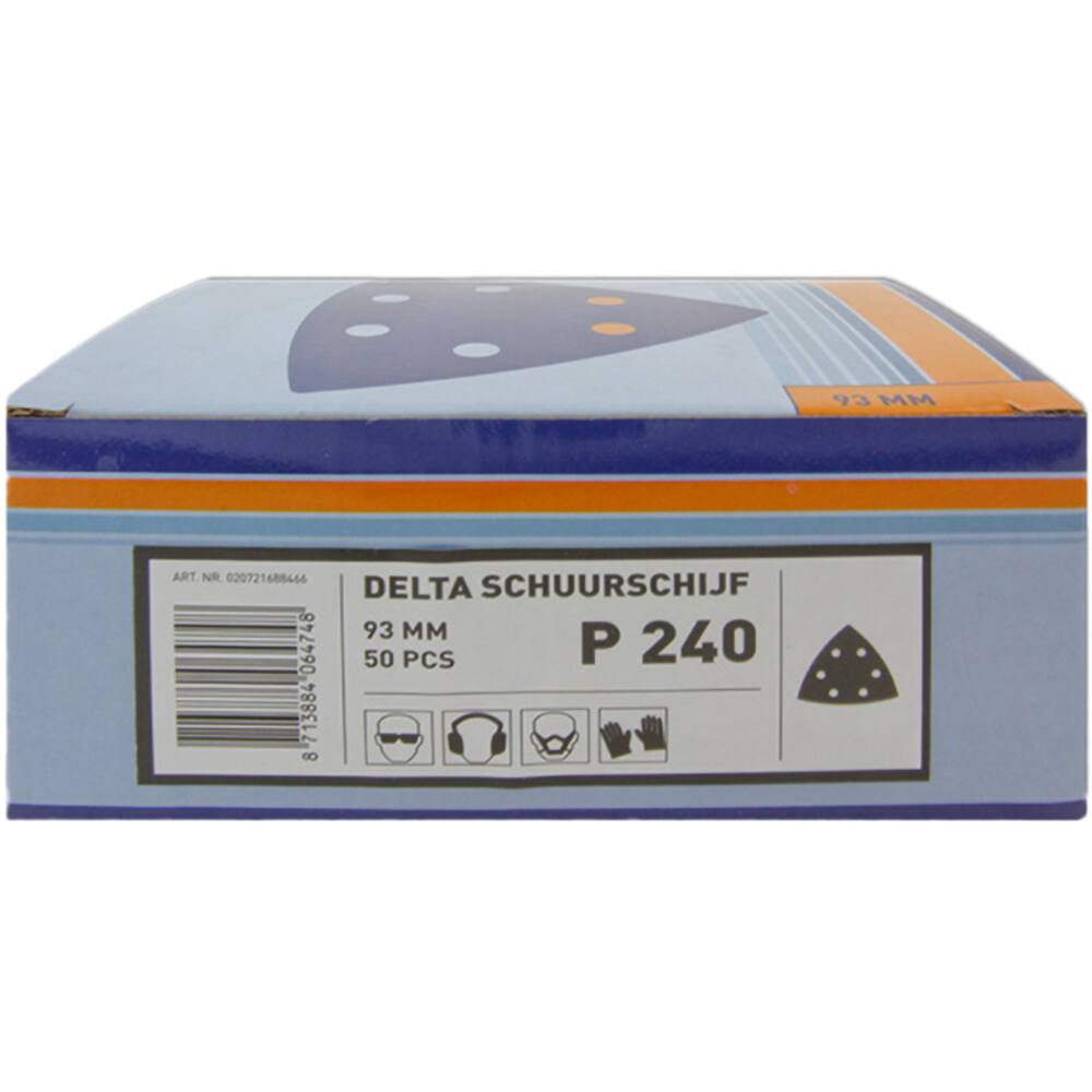 VEBA Klittenband Schuurpapier Delta 93 mm 50 st P240