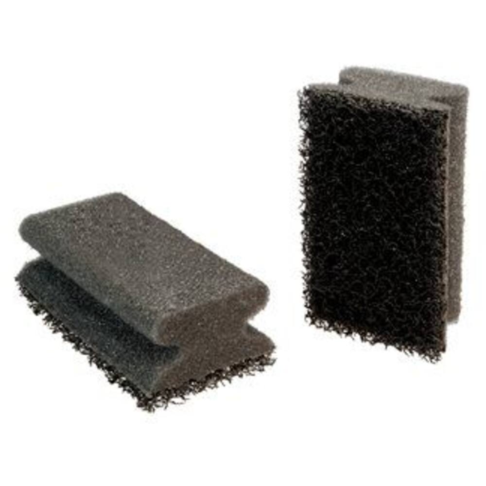 3M Scotch-Brite Schuurpads NS2030, Zwart/Zwart, 70 mm x 130 mm, 6 st