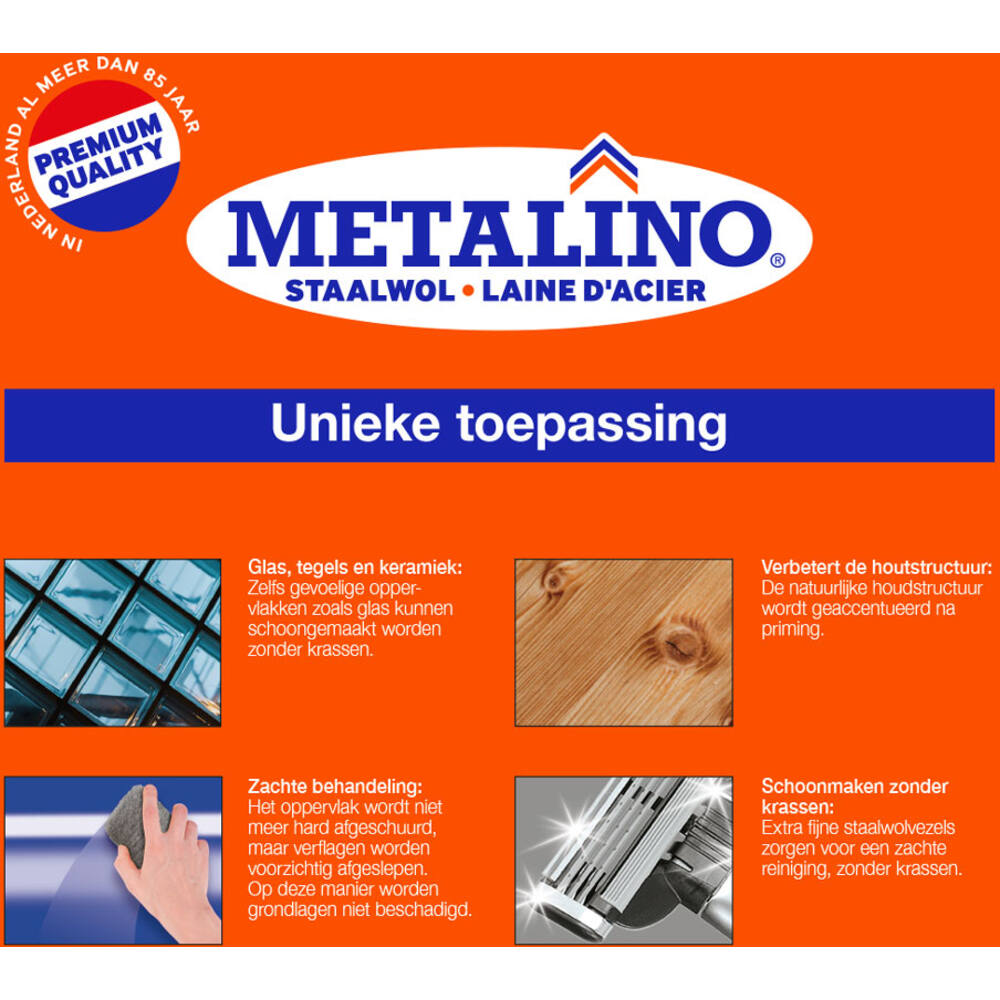 Metalino Staalwol Nr 0000 Superfijn