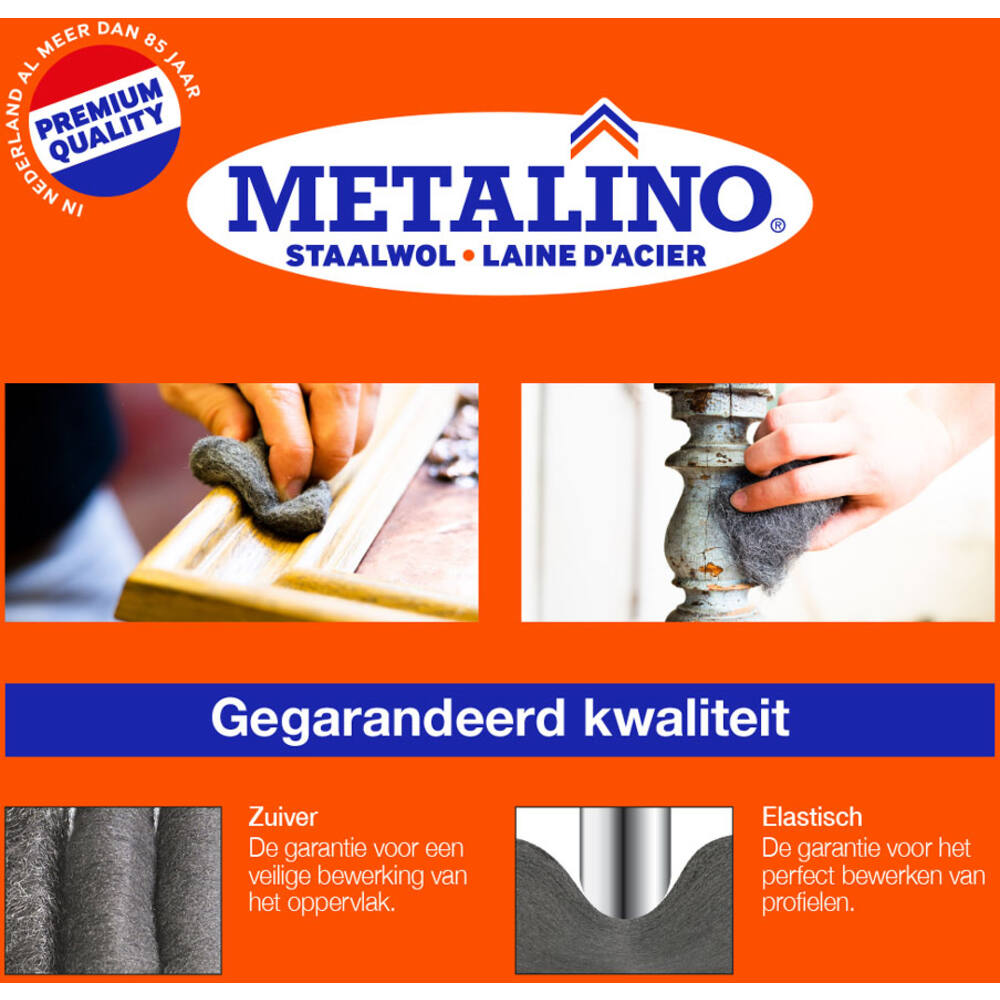 Metalino Staalwol Nr 0000 Superfijn
