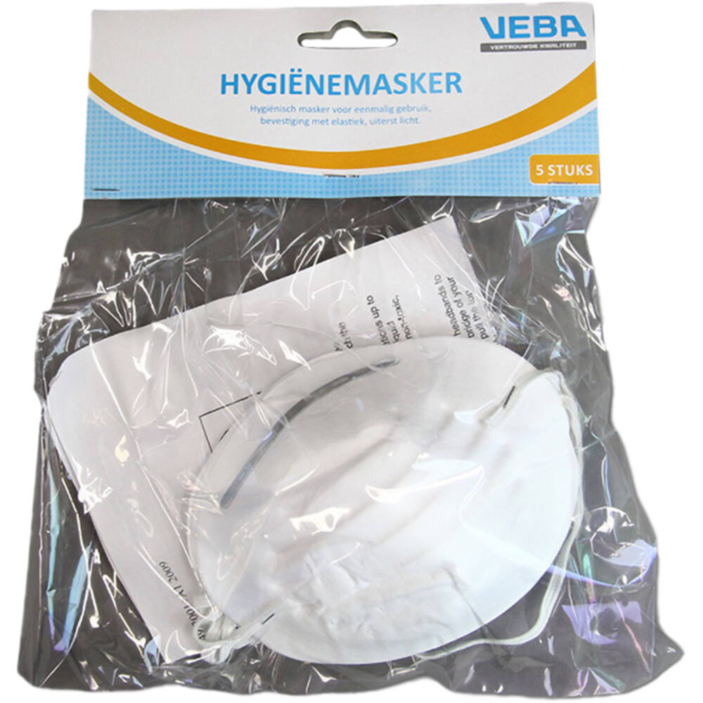 VEBA Mondkapjes/Hygiene Maskers 5 st