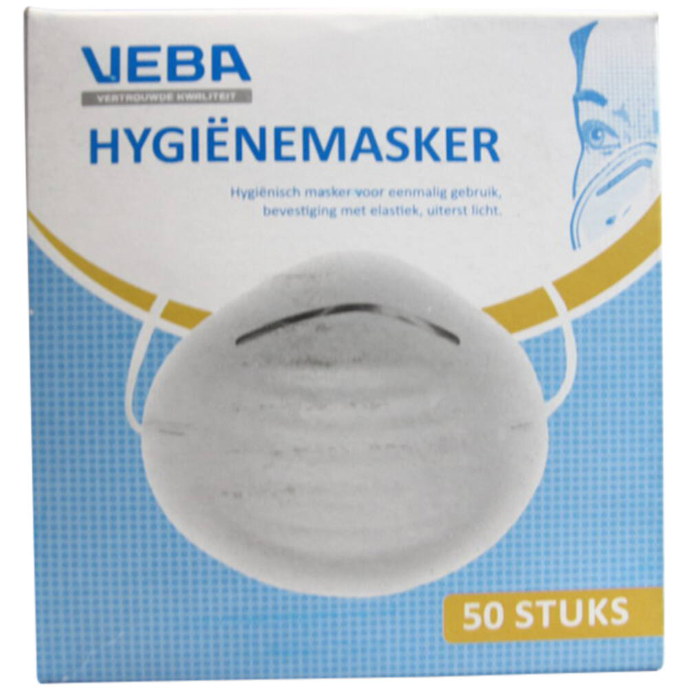 VEBA Mondkapjes/Hygiene Maskers 50 st