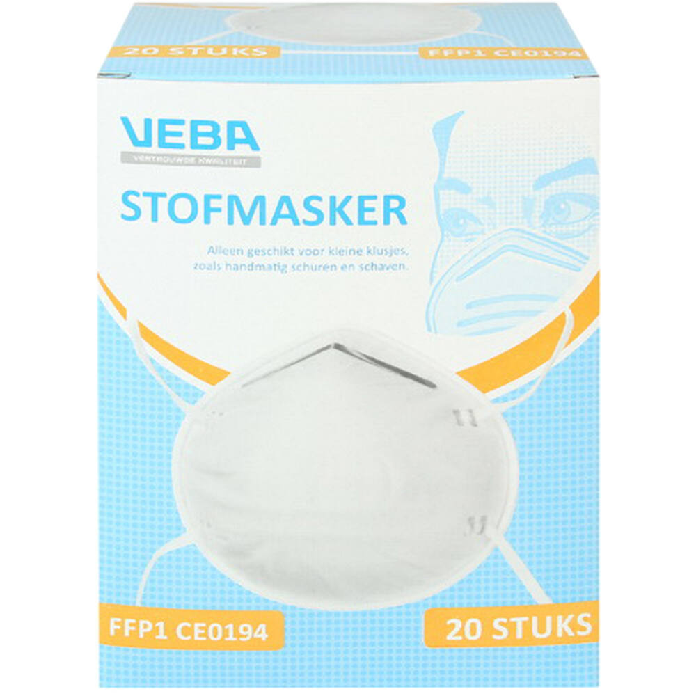 VEBA Mondkapjes/Stofmaskers FFP1 20 st