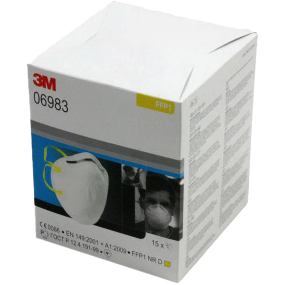 3M Stofmasker 8710E, FFP1, zonder ventiel, 20 st