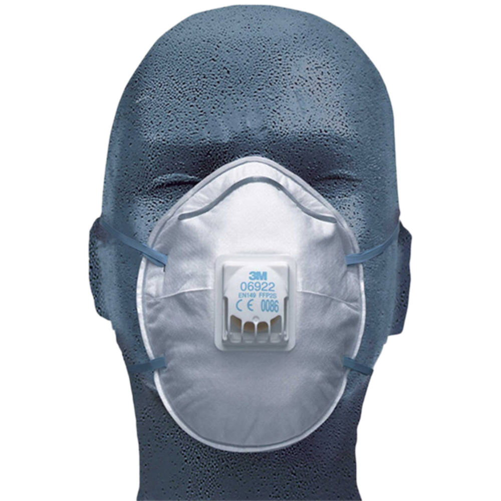 3M Aura Comfort Cool Flow Stofmasker 9322+, FFP2, Met Ventiel, 10 st