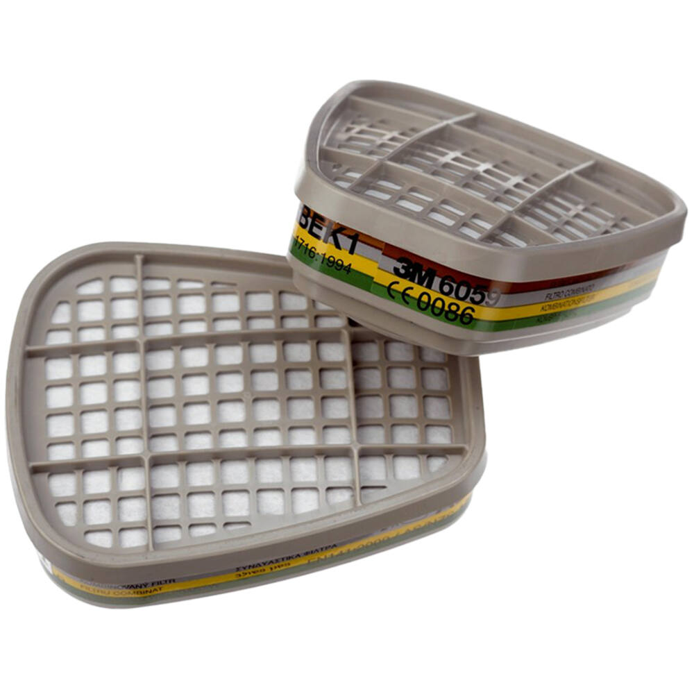 3M Filtercartridge 6059, ABEK1 Combinatiefilters, 1 Paar