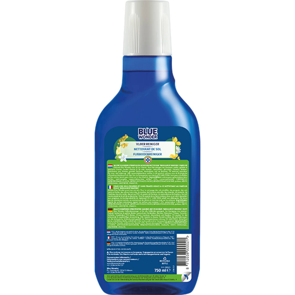 Blue Wonder Vloer-Reiniger Dop 750 ml