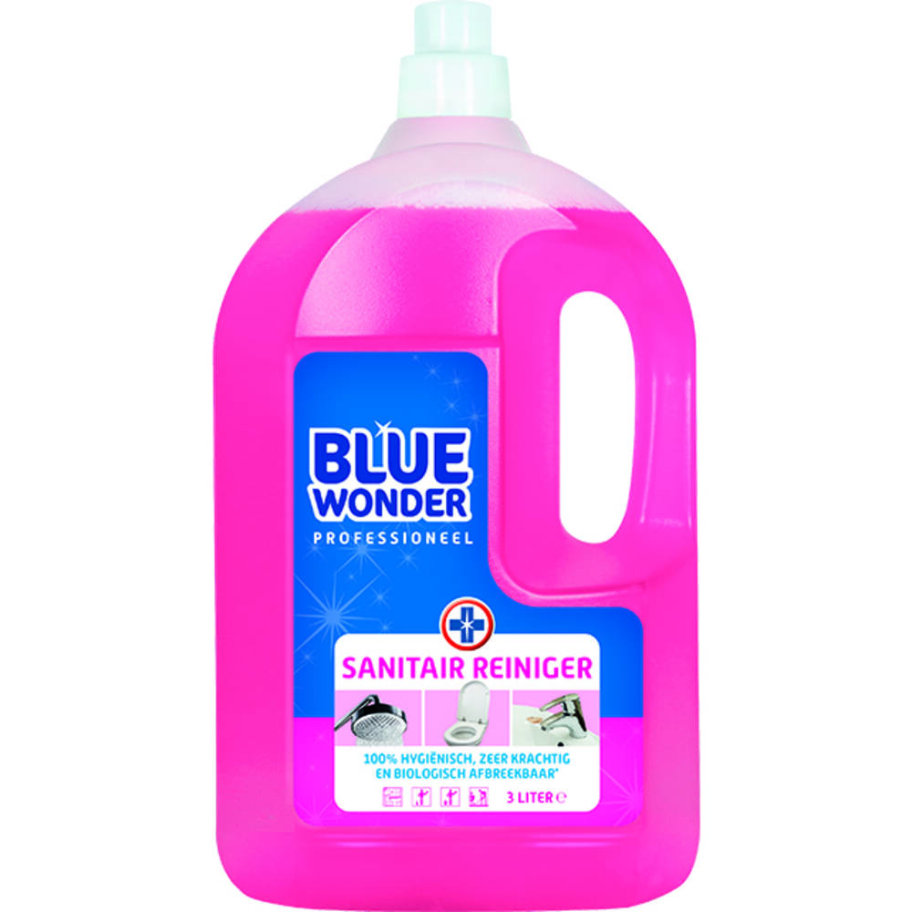 Blue Wonder Professioneel Sanitair-Reiniger Dop 3 L