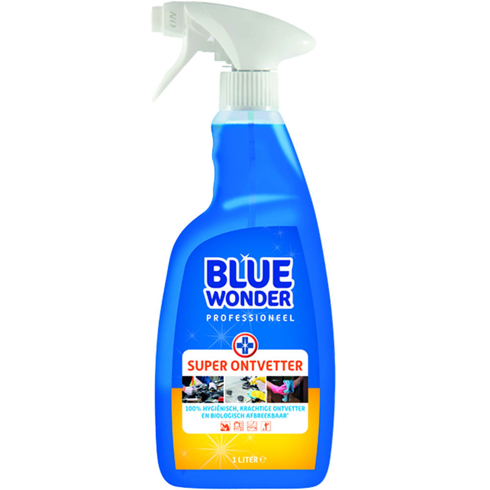 Blue Wonder Professioneel Superontvetter Spray 1 L